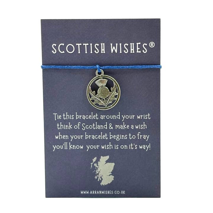 Arran Wishes – Großhandel Armband mit Charms/Anhängern – Schottische Distelwunscharmbänder4