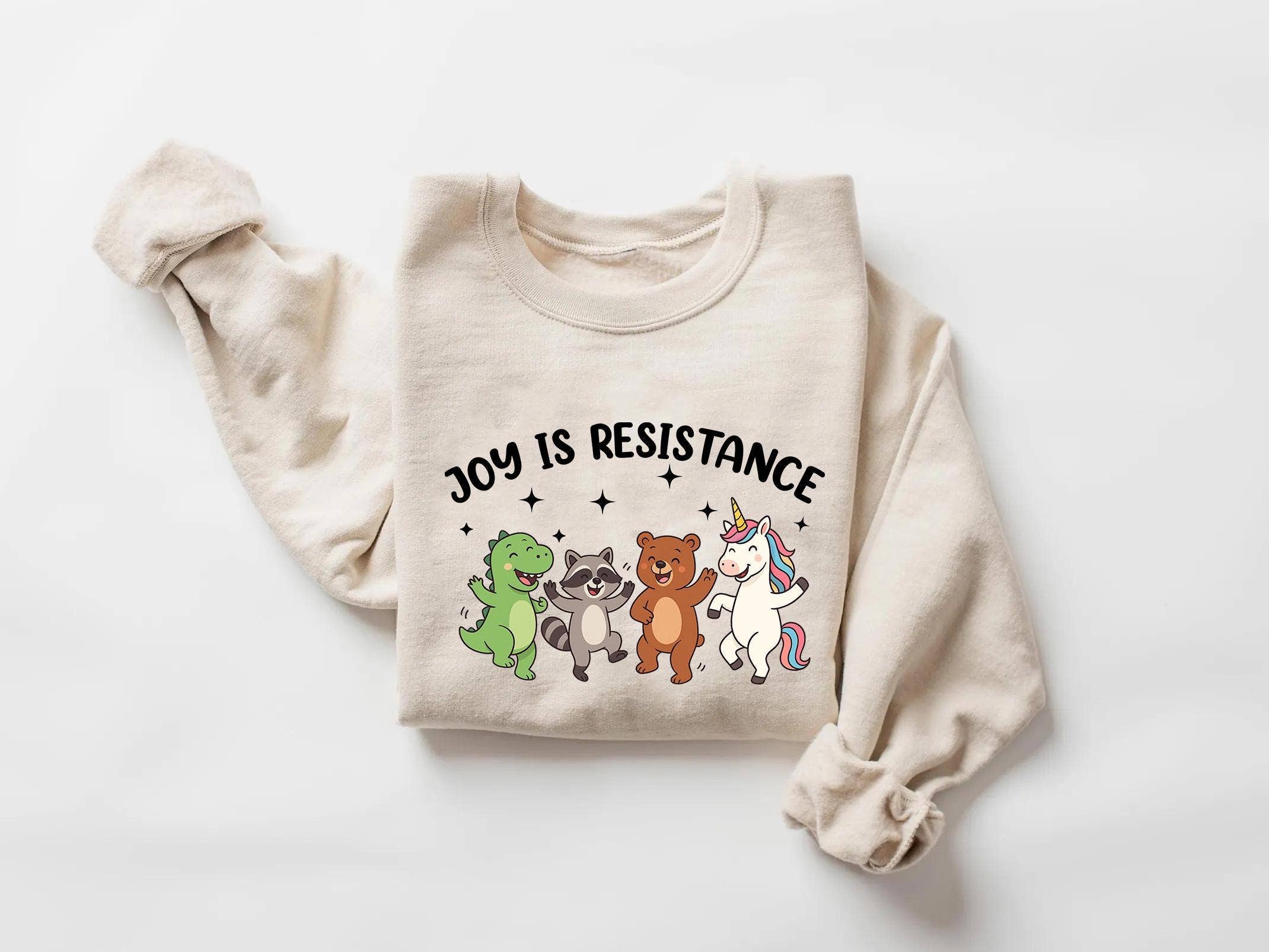 Glaime – wholesale T-shirt med logga - Dam – Comfort Colors Joy Is Resistance T-shirt, Portland Frog T-shirt5