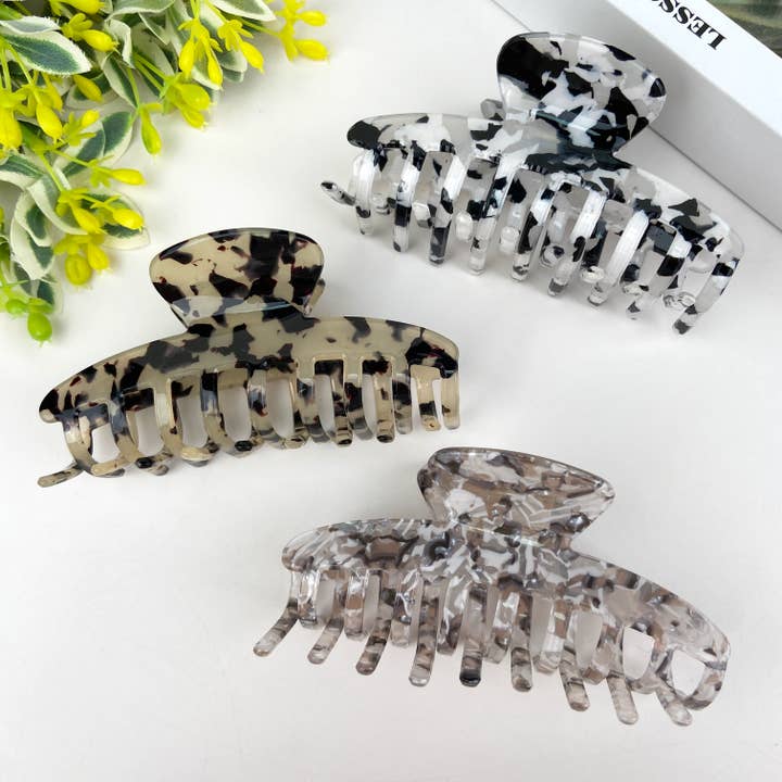 mildstyles – Clips para cabelo - Mulher por atacado – Crush Chita Pele Garra Clip11