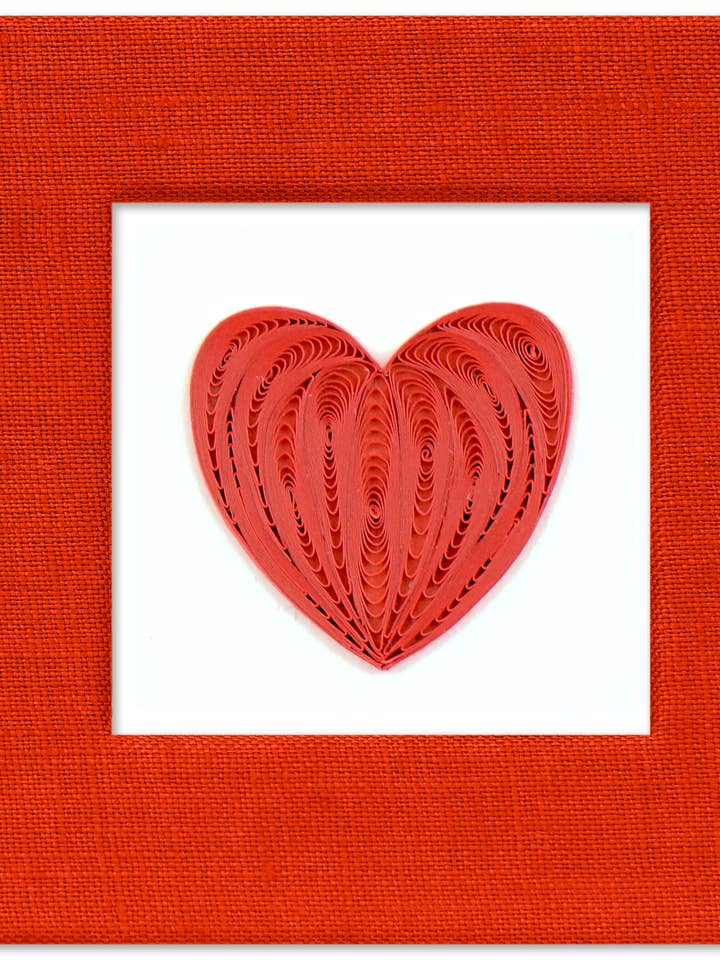 Heart Sticky Notepad Cover for engroshandel hos Quilling Card