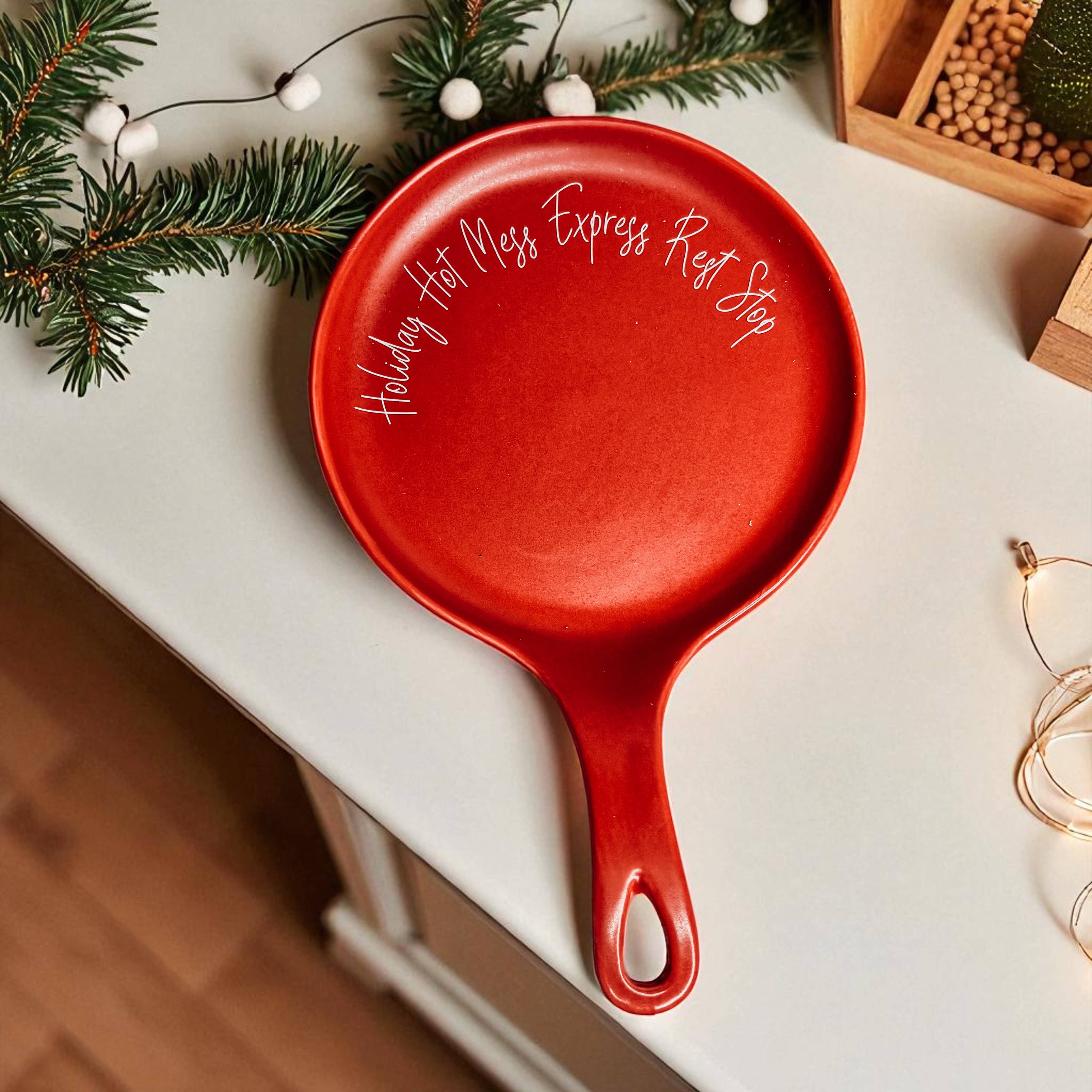 Gia Roma - Wholesale Spoon Rest - Kitchen Christmas 2025 Gifts for cooking or Baking, Ceramic 0