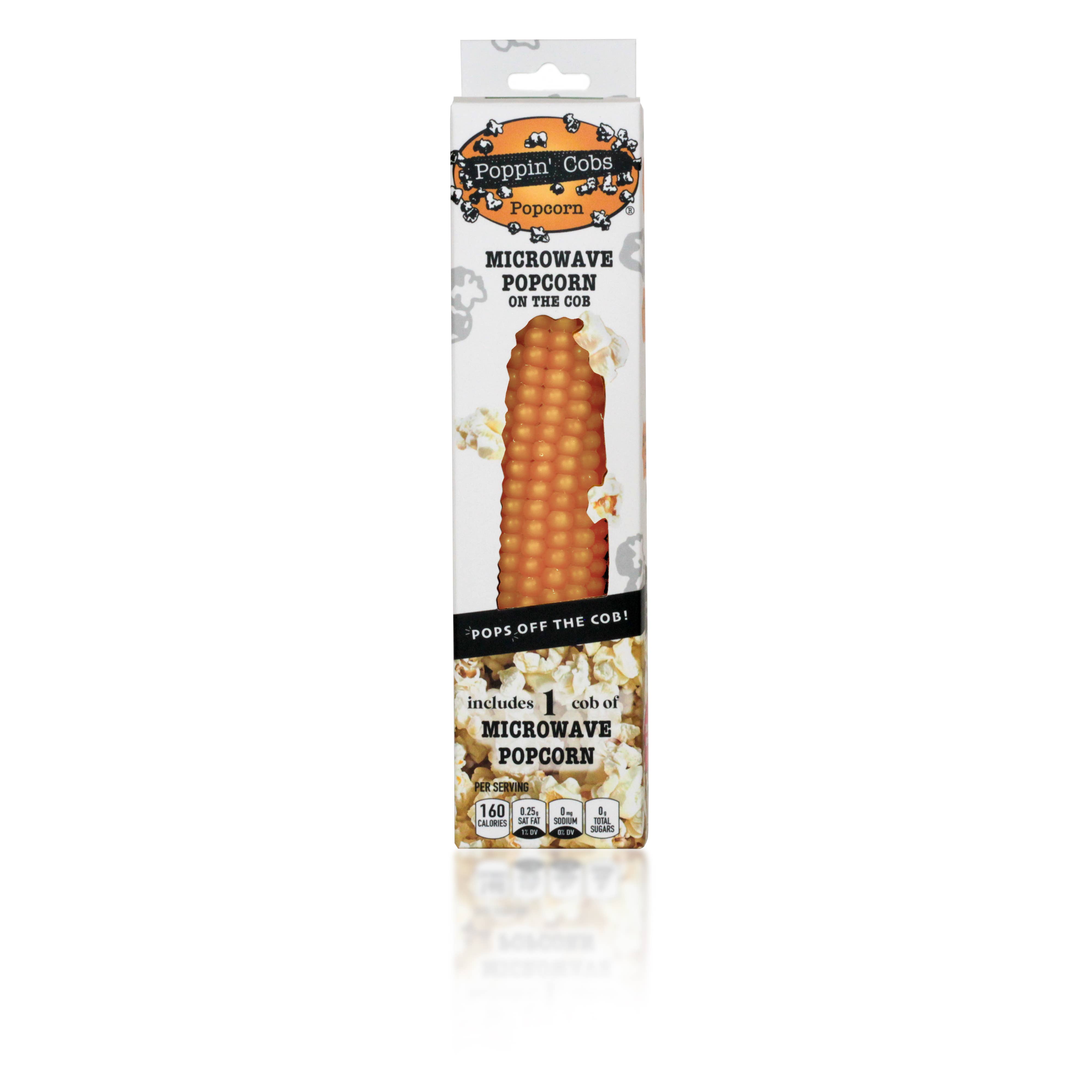 Poppin' Cobs Popcorn - Wholesale Popcorn - Popcorn on the Cob - Single Pack in a 16 pack case9