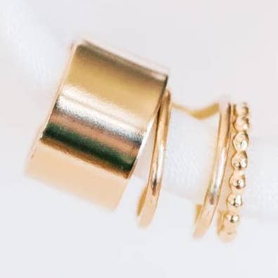 Ear Cuff Earrings | 14k Gold Fill & Sterling Silver for wholesale by Barberry & Lace Handmade Jewelry