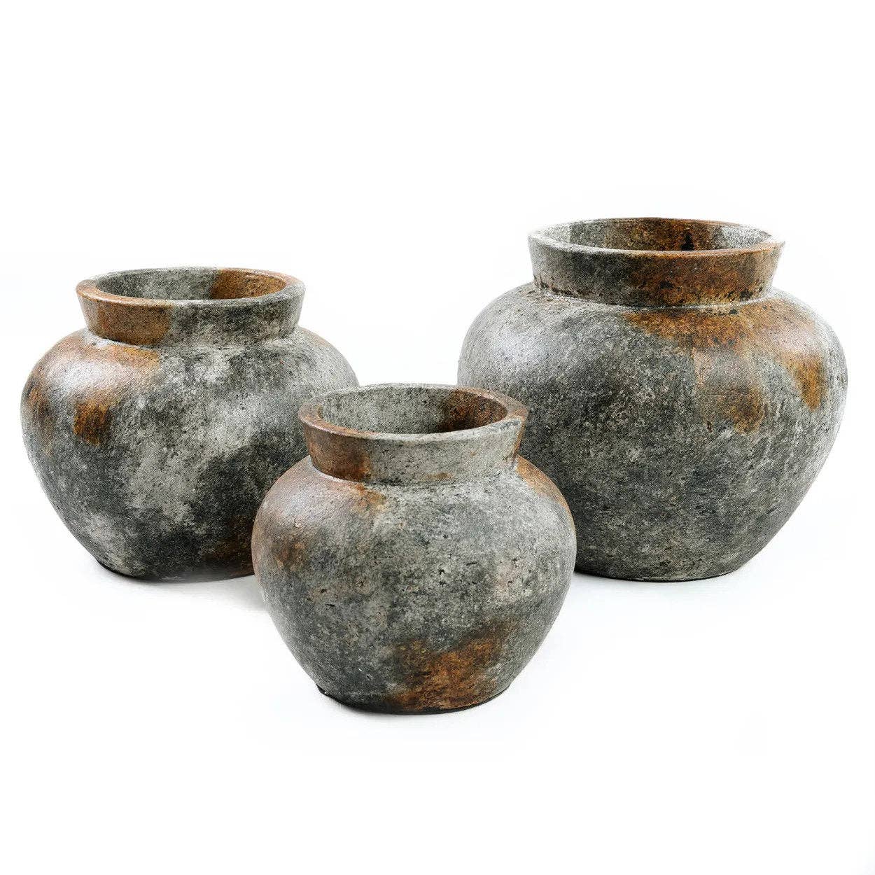 Bazar Bizar Living - Wholesale Vase - The Funky Vase - Antique Grey - M4