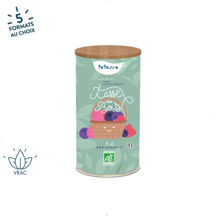 Tasse des Bois - Organic white tea with redcurrant and raspberry flavor for wholesale by Tatasse