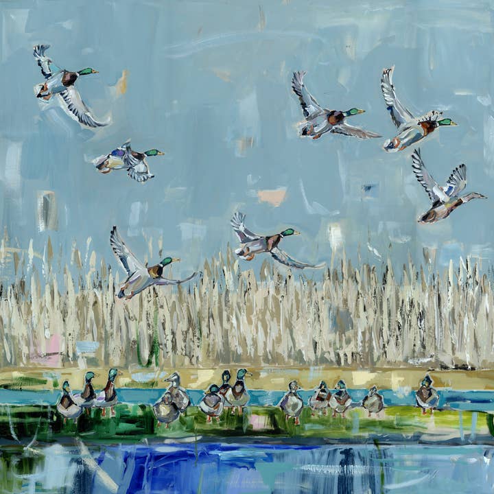 Chelsea McShane Art - Wholesale Art Print - "Duck Season" canvas print