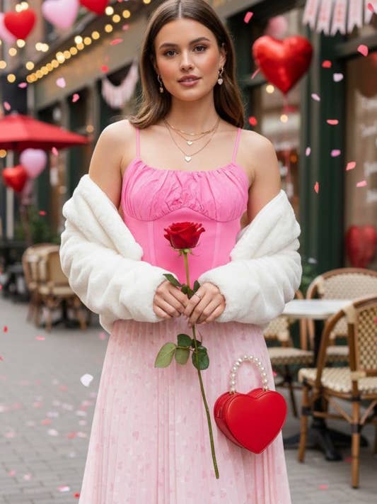 Festive Corset Babe Ribbed Bodysuit 5 for wholesale by TIMING