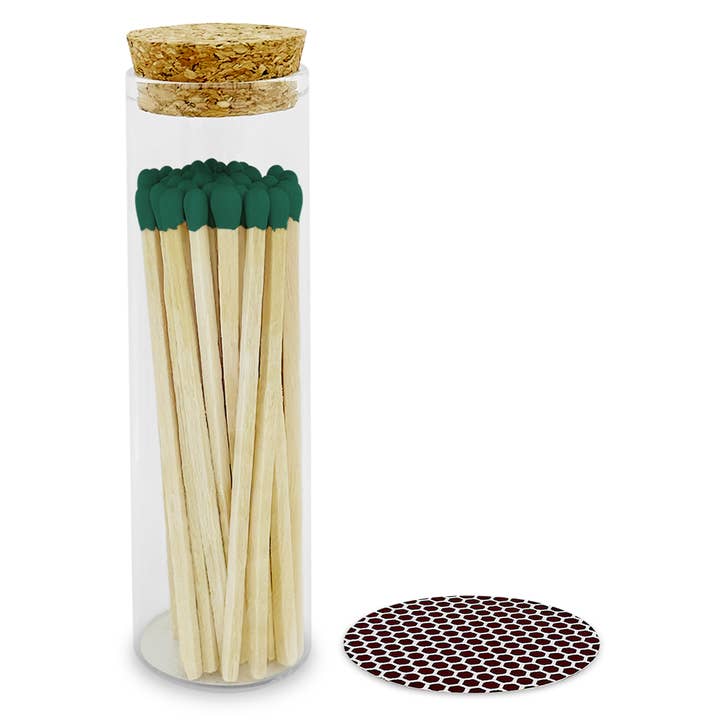 Thankful Greetings – wholesale Matches – Custom Branded - 4" Matches in Chic Jar15
