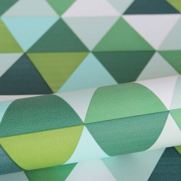 The Design Department b.v. - Wholesale Behangrol - Behang grafische driehoeken22