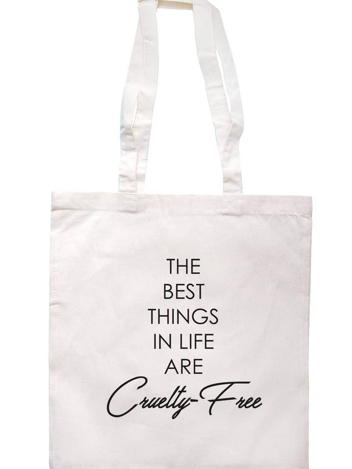 As melhores coisas da vida são sacola livre de crueldade TB1703 por atacado de Illustrated Identity