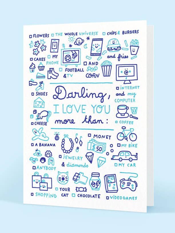 Tesoro, ti amo... per la vendita all'ingrosso da parte di Letterpress de Paris