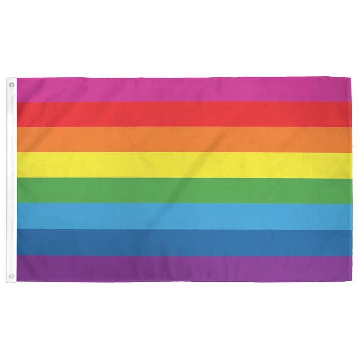 Flags For Good - Wholesale Flag - Original Pride Flag | Gilbert Baker 8-Stripe Version