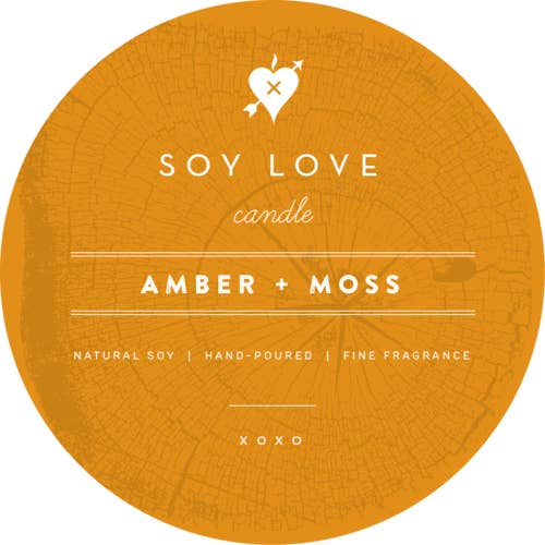 Amber + Moss for wholesale by Soy Love