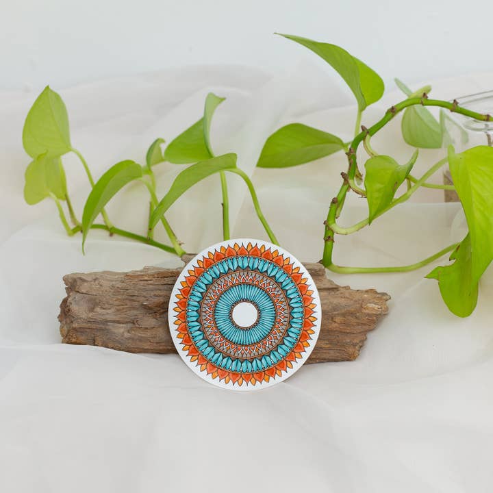 Autocollant Empower Mandala pour la vente par Beacons Mandala