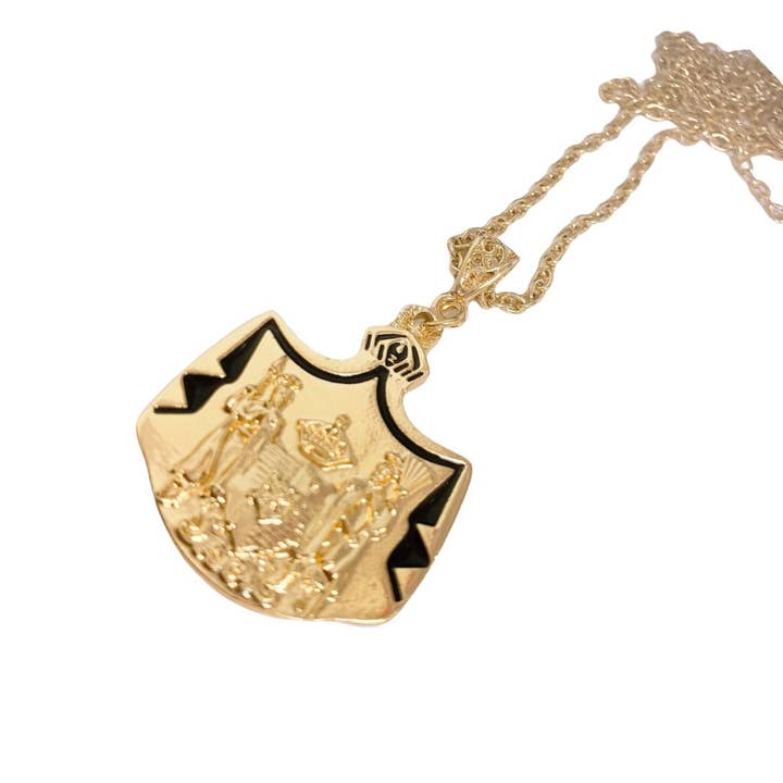 Anela's Jewelry - Wholesale Dangle Earrings - Hawaiian Coat of Arms : Hamilton Gold Earrings