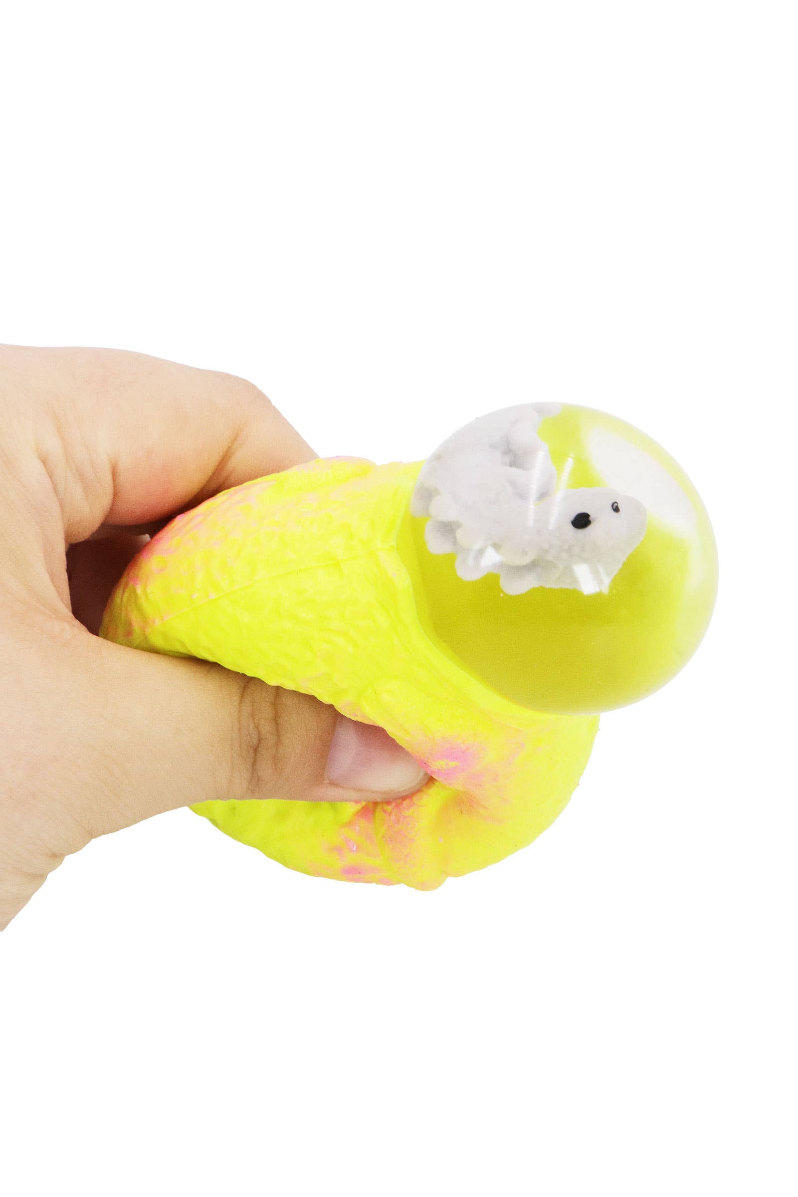 ASSORTED Dinosaur Egg Fossil Figure Water Filled Squishy for wholesale on Faire6