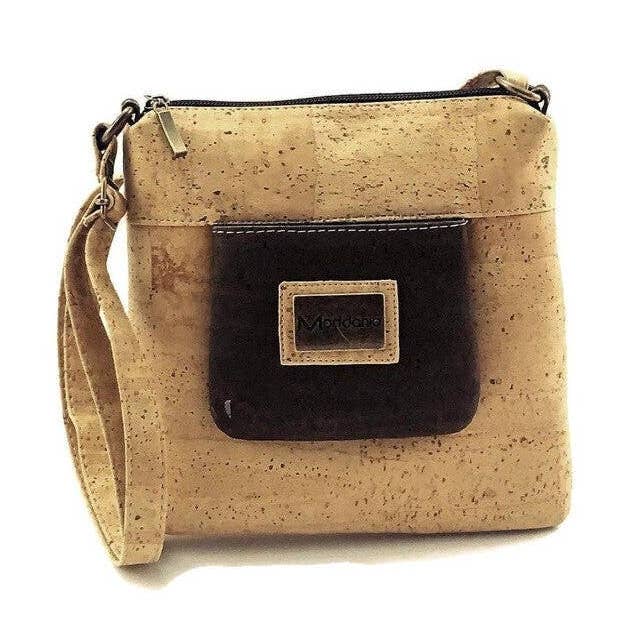 Borsa a tracolla in sughero, piccola, vegana, Tacor per la vendita all'ingrosso da parte di Moddanio Cork