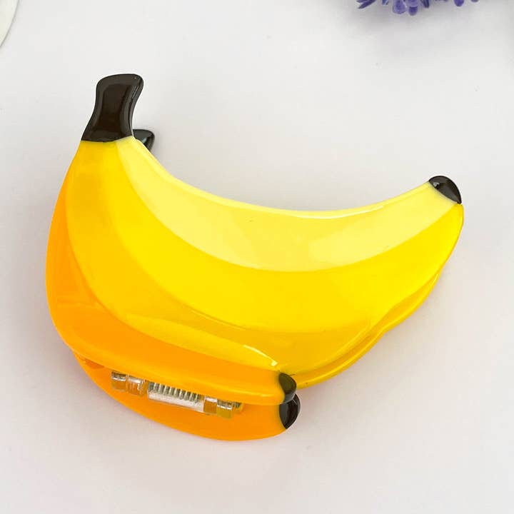 Banana Acetate Fruit Hair Claw Clip for wholesale by mildstyles