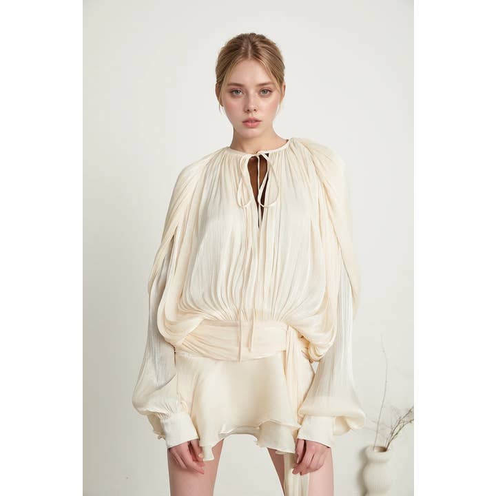 Productseeker - Wholesale Dress - Women's - DR443 Long Sleeve Short Dress for Women - Spring/Summer1