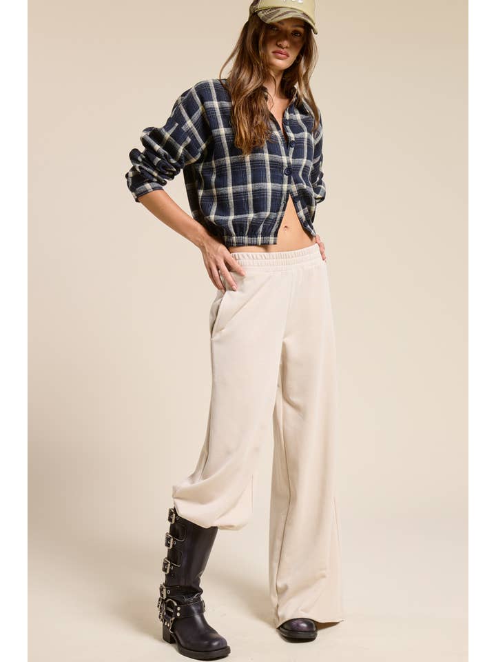 Mimosa - Wholesale Lounge Sweatpants/Joggers - Women's - Wide Leg Cotton Jogger Sweatpants9