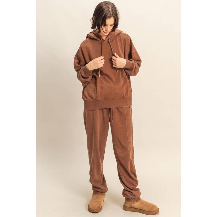 Double Zero - Wholesale Hoodie - Women's - Drop Shoulder Long Sleeve Oversized Hoodie11