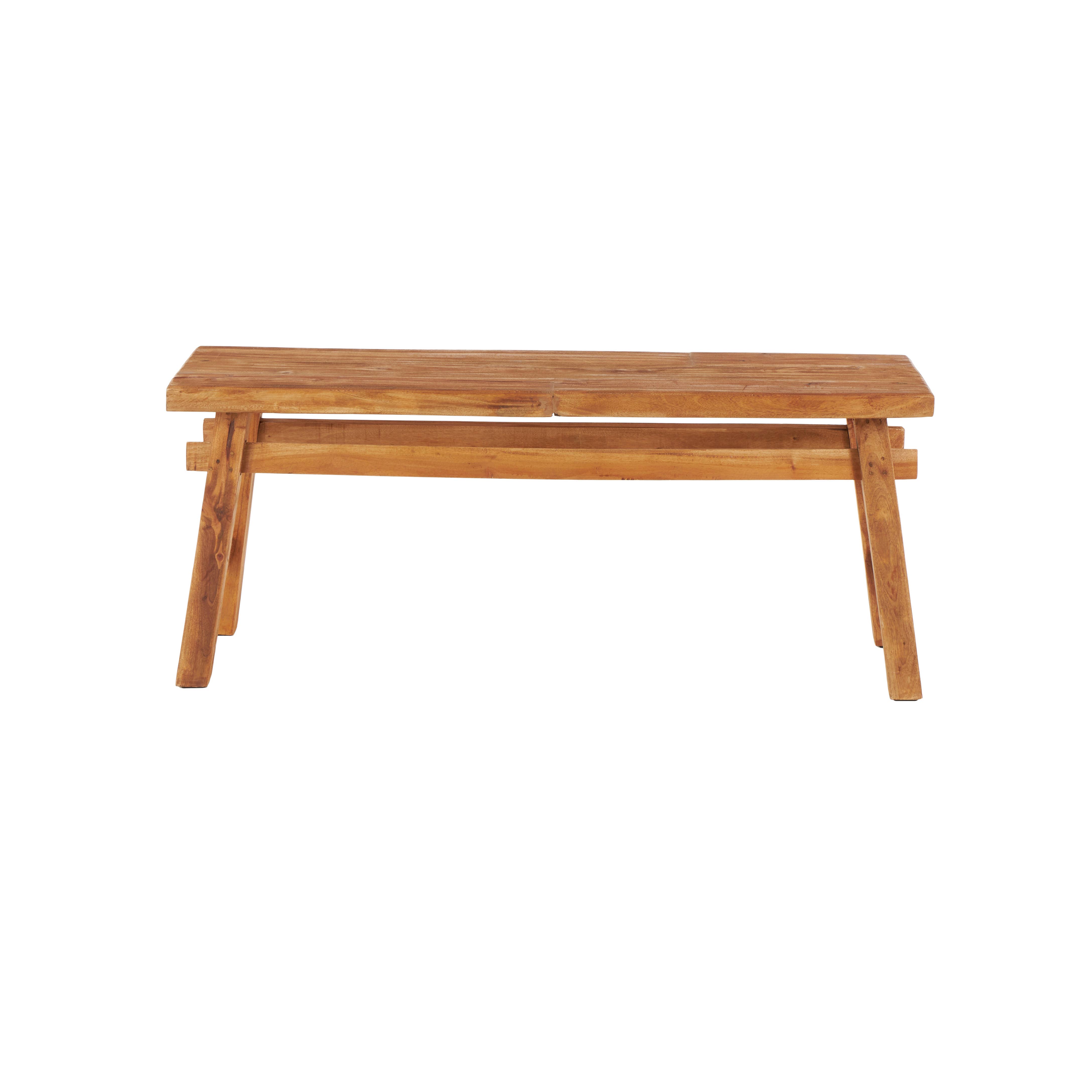 Deco Marché - Wholesale Bench - Rustic Brown Reclaimed Wood Bench1