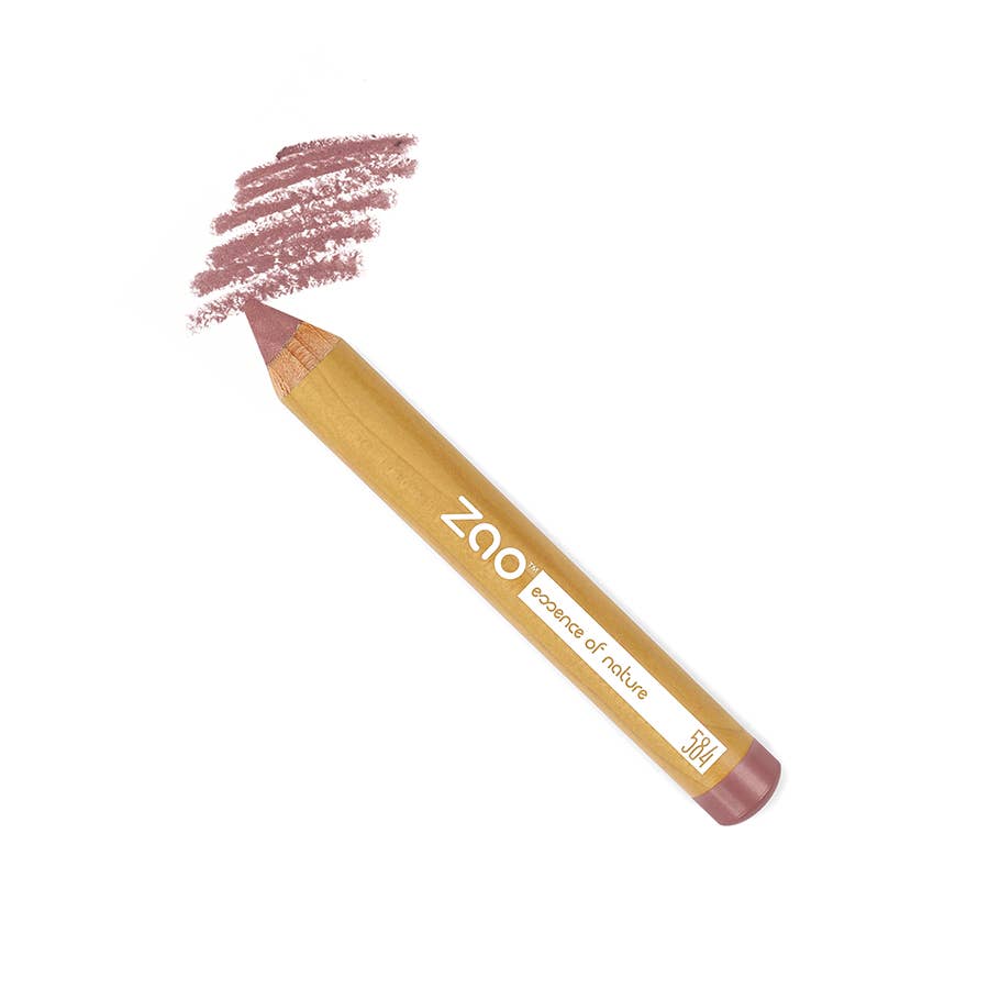 Zao Makeup – Großhandel Lippenfarbe/-tönung – ZAO Tester Jumbo Lippen- & Wangenstift 584 Palisander*** Bio