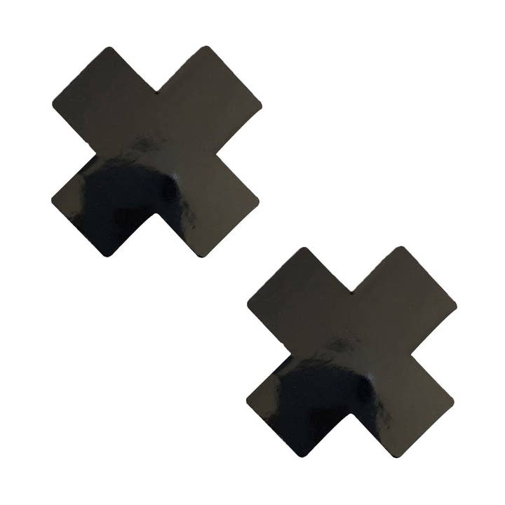 Adesivi per il corpo in vinile X Factor Black Wet Dom Squad, confezione da 6 per la vendita all'ingrosso da parte di Neva Nude