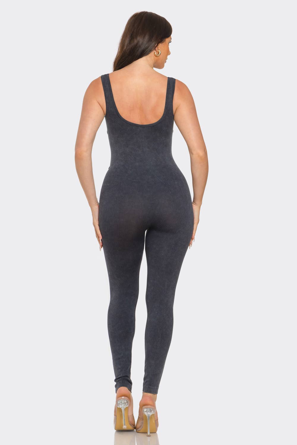 Julia by LoveJ - Wholesale Jumpsuit - Women's - Front Scoop Neck Corset Style Jumpsuits4