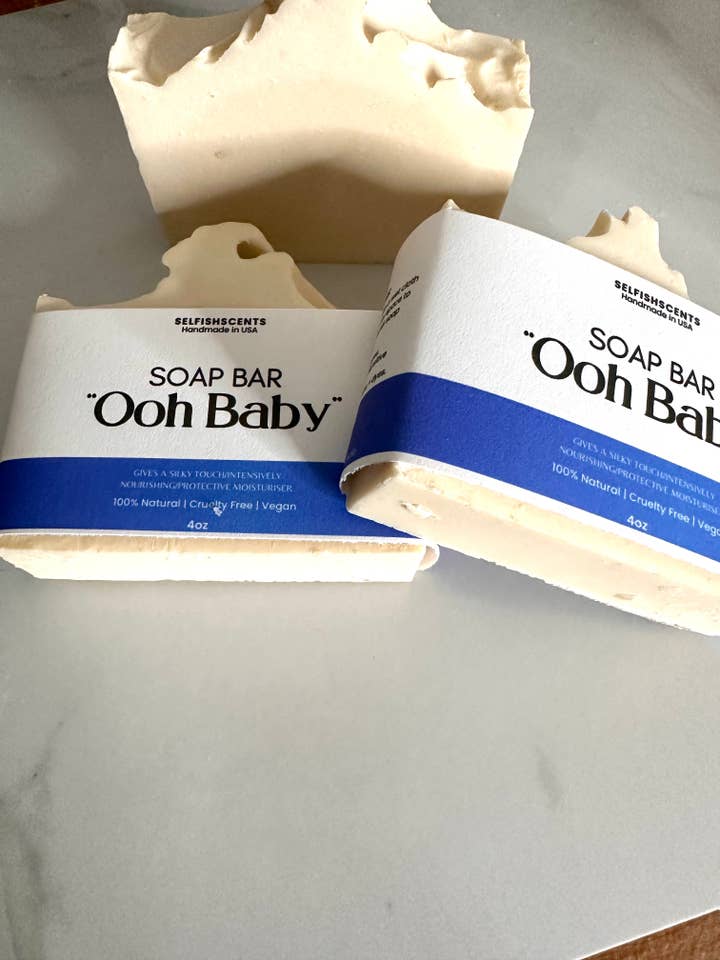 Savon Ooh Baby | Réapprovisionnement parfumé en poudre pour bébé 4/1/24 pour la vente par Selfishscents Candle Co.