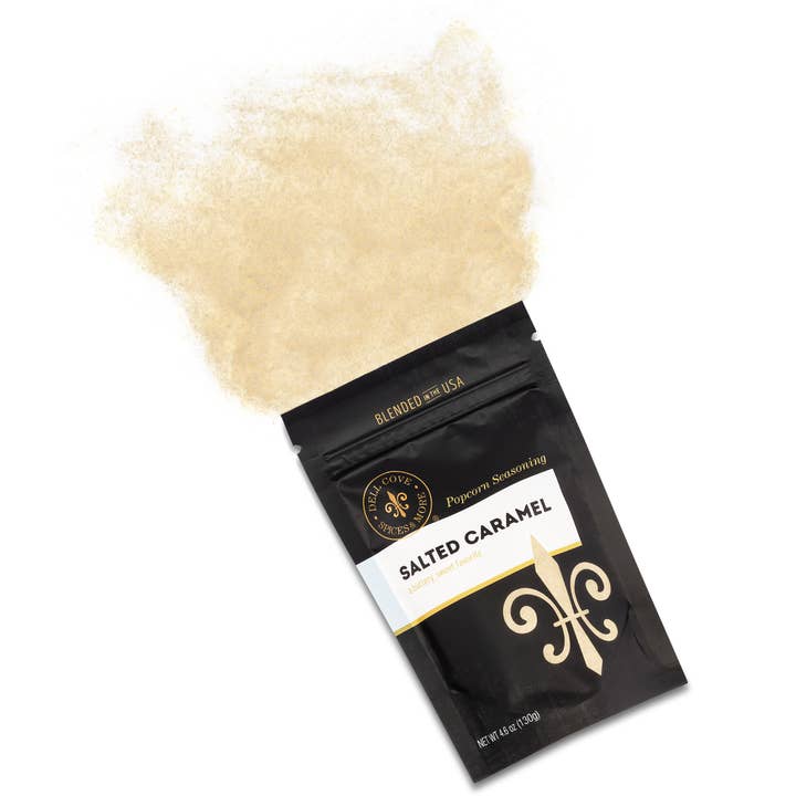 Dell Cove Spices & More Co. - Wholesale Dried Spice Mix - Salted Caramel Popcorn Seasoning - Gluten Free Caramel Corn