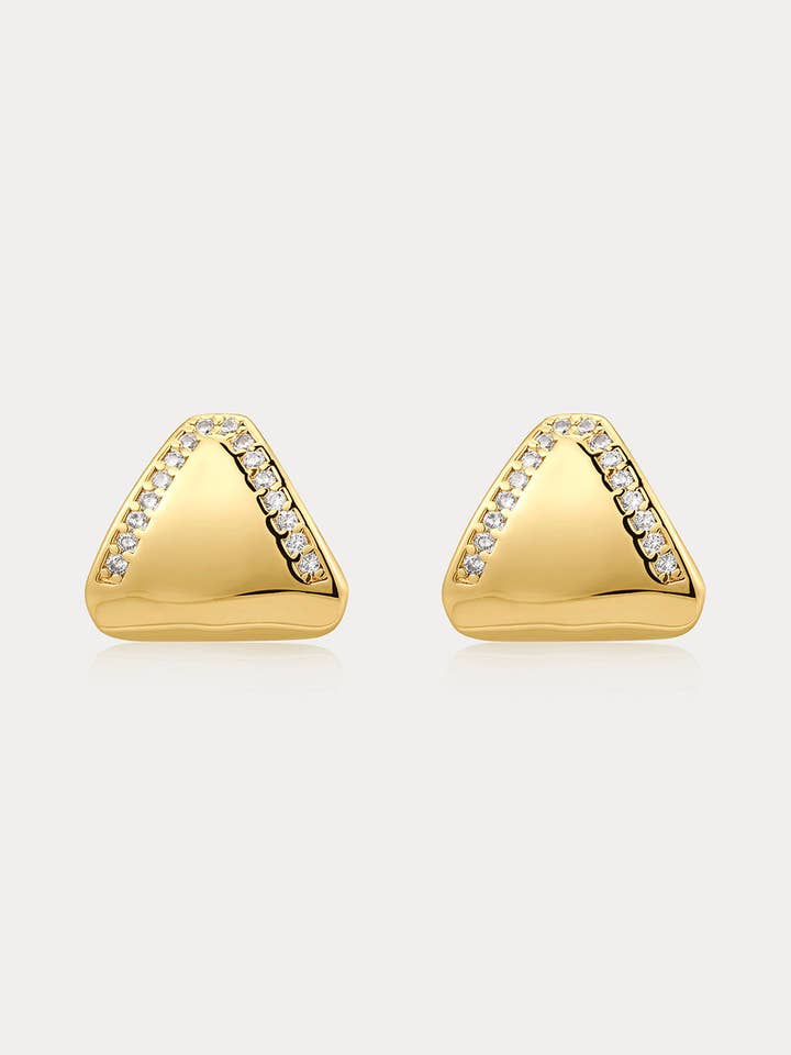 The Pave Shield Studs for wholesale by Luv AJ
