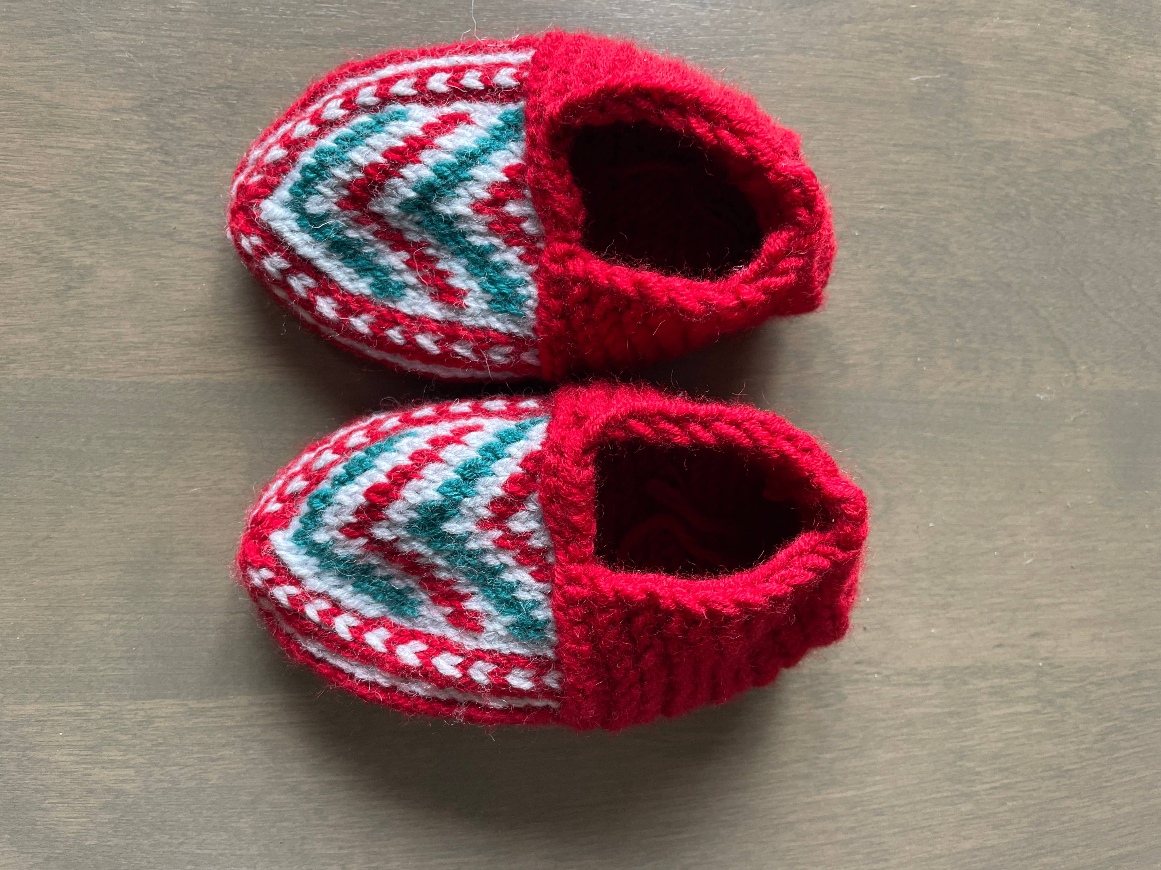 Azerbaijani Socks - Vente Chaussettes – enfant - Chaussettes pantoufles pour enfants : rouges (individuelles)5