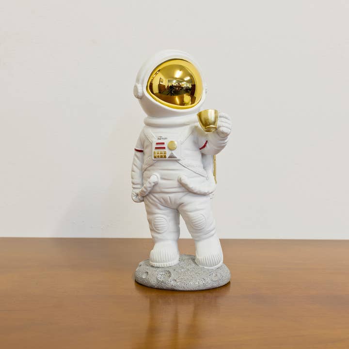 Febland - Wholesale Decorative Tabletop Object - Coffee on the Moon Astronaut Figurine2