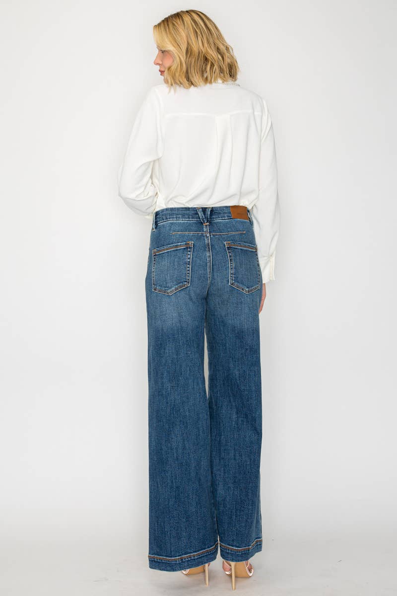ARTEMIS VINTAGE - Wholesale Jeans - Women's - RELAXED HIGH RISE PALAZZO JEANS7