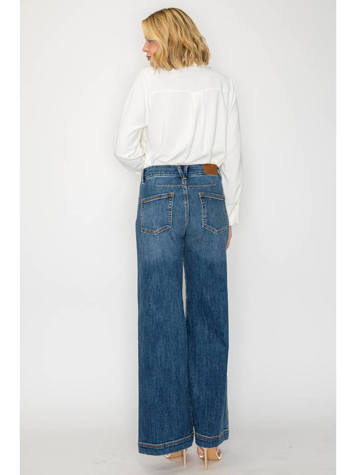 ARTEMIS VINTAGE - Wholesale Jeans - Women's - RELAXED HIGH RISE PALAZZO JEANS7