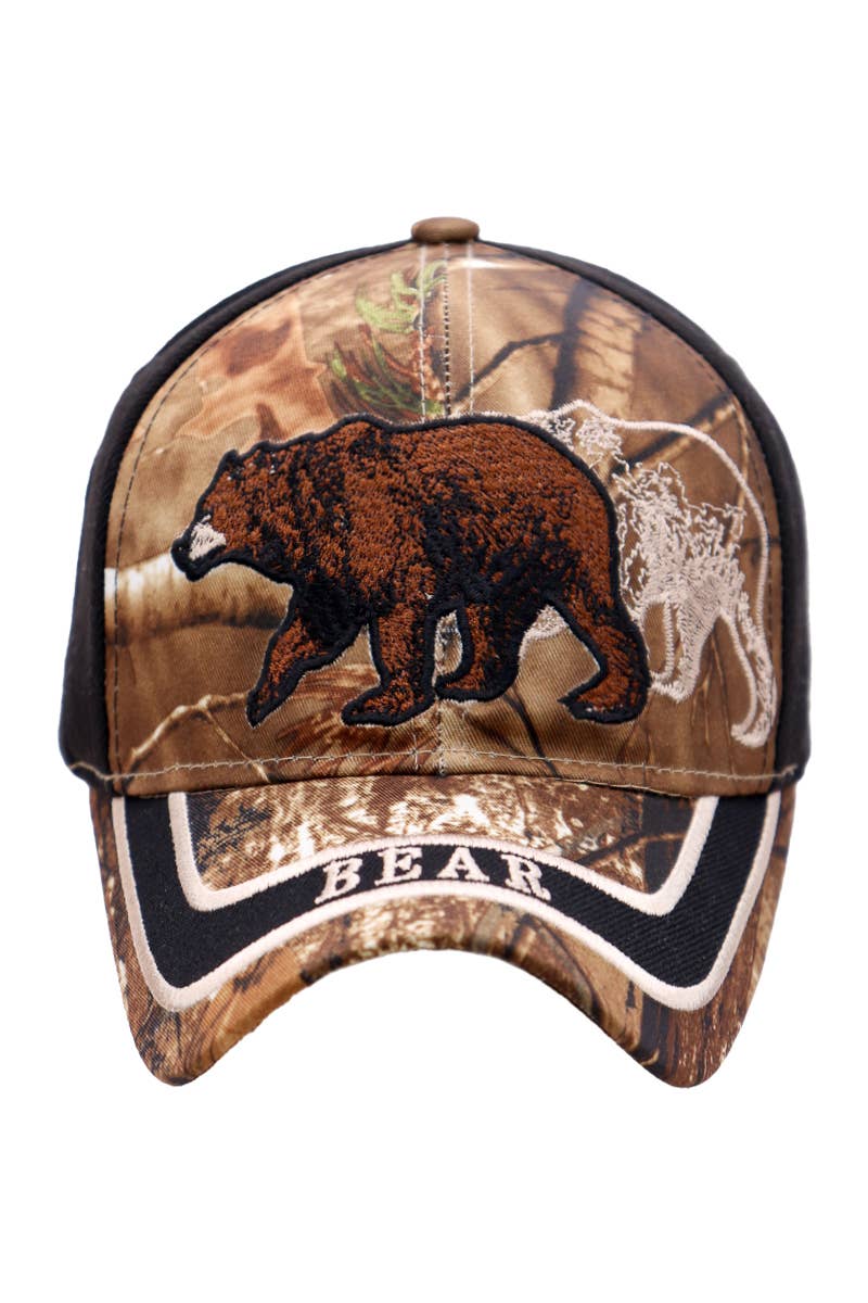 Cap Zone - Wholesale Baseball Cap - Unisex - Grizzly Bear Logo Baseball Cap7