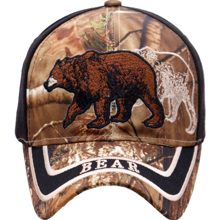 Cap Zone - Wholesale Baseball Cap - Unisex - Grizzly Bear Logo Baseball Cap7