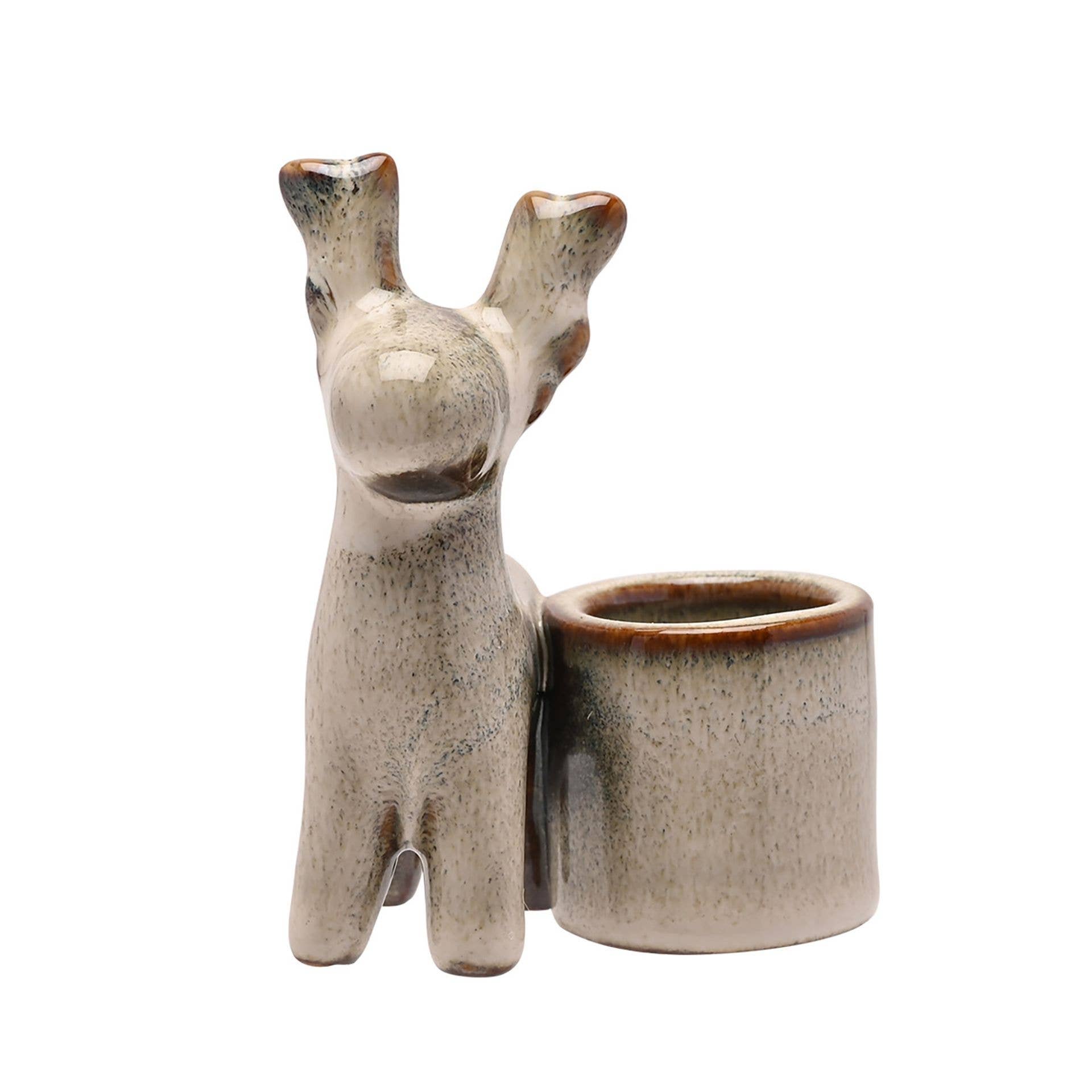 WIDDOP and Co. - Wholesale Candle Holder - **MULTI 12** Ceramic Reindeer Candle Holder2