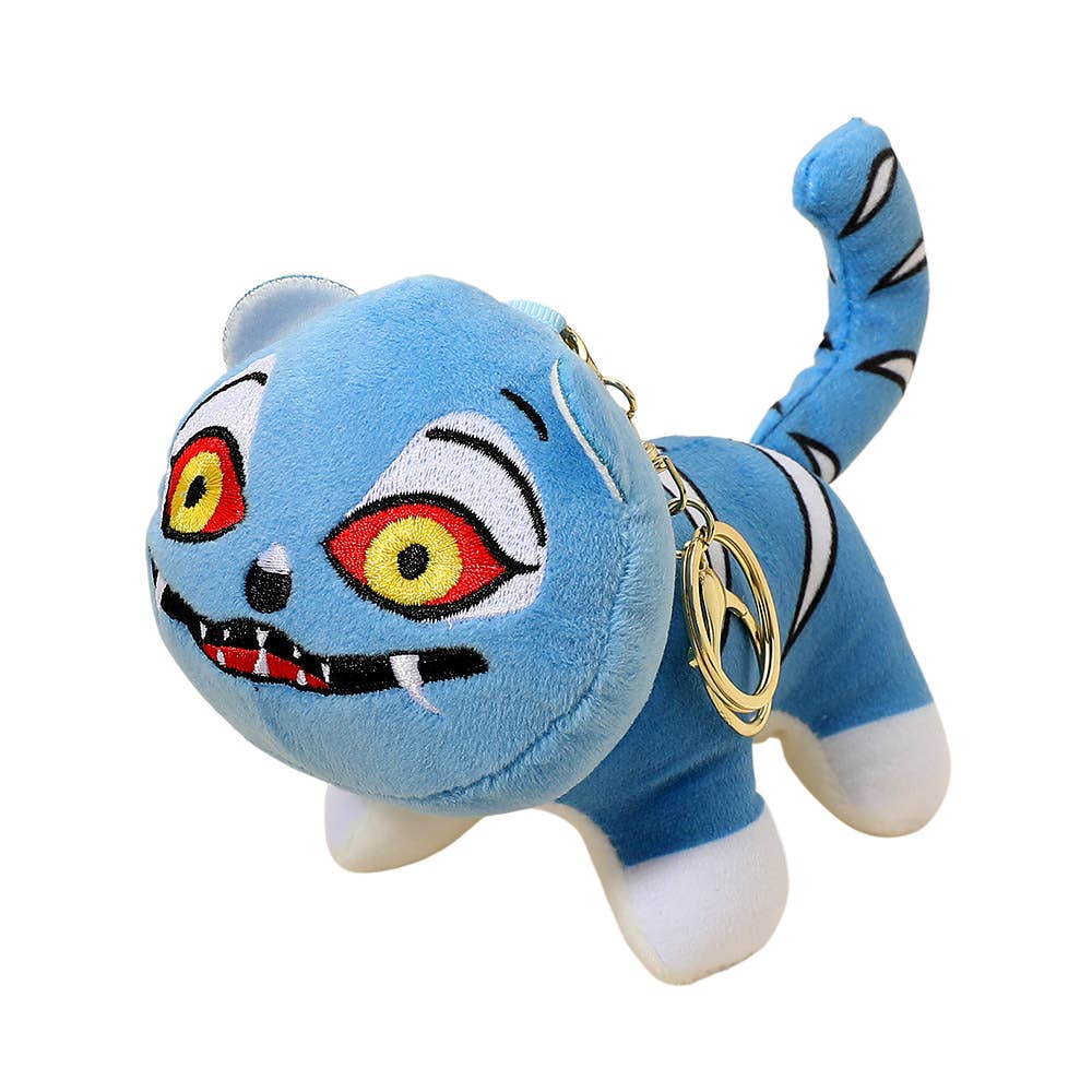 Sensibling Corp. - Vente Accessoire de sac – femme - Peluche mignon KPop Chasseur de Démons Huntrix Le Tigre Niais Porte-clés Pendentif de Sac2