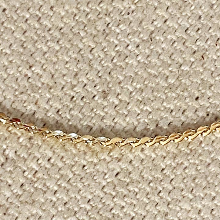 GoldFi - Wholesale Link & Chain Necklace - 18k Gold Filled Dainty Chain Necklace