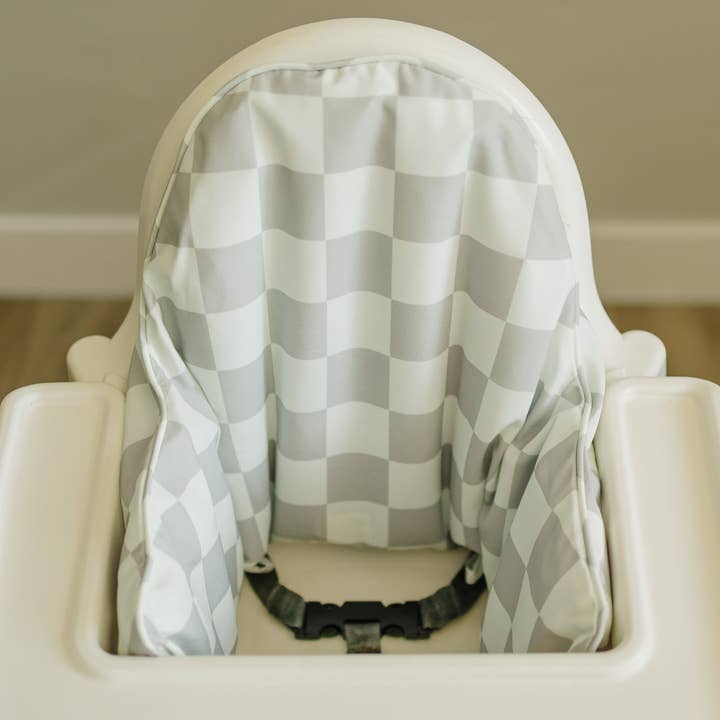 Greige karierte IKEA Antilop Kissenbezug für den Großhandel von Little Joy Co.