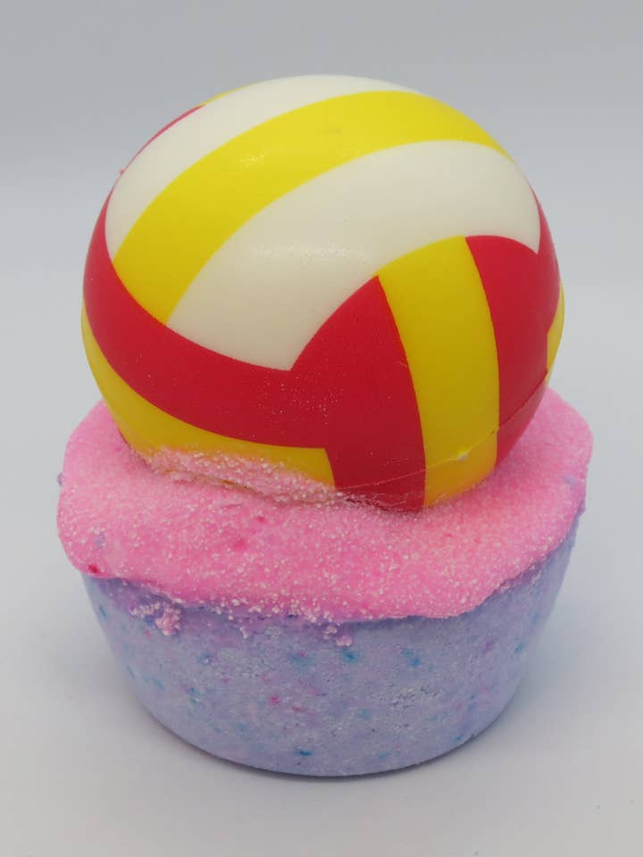 Sassy Bubbles Volleyball Bath Bomb for wholesale by Sassy Bubbles