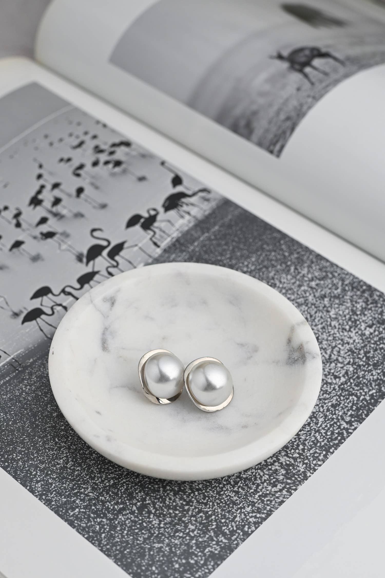 BIDKhome - Vente Assiettes/plats/bols de décoration - Bol clé/doigt en marbre LP2