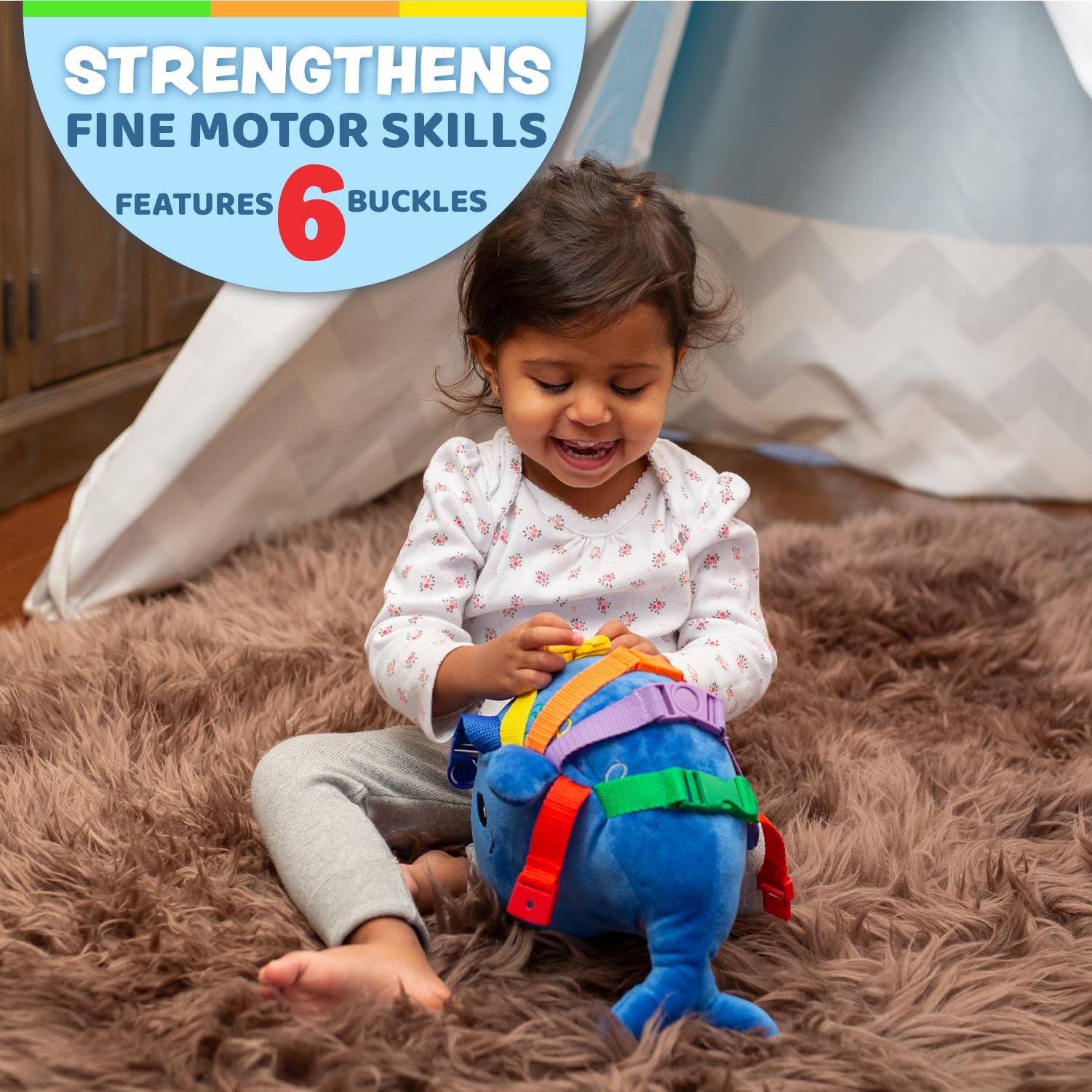 Buckle Toys - Wholesale Stuffed/Plush Toy - Kids & Baby - Blu Whale1