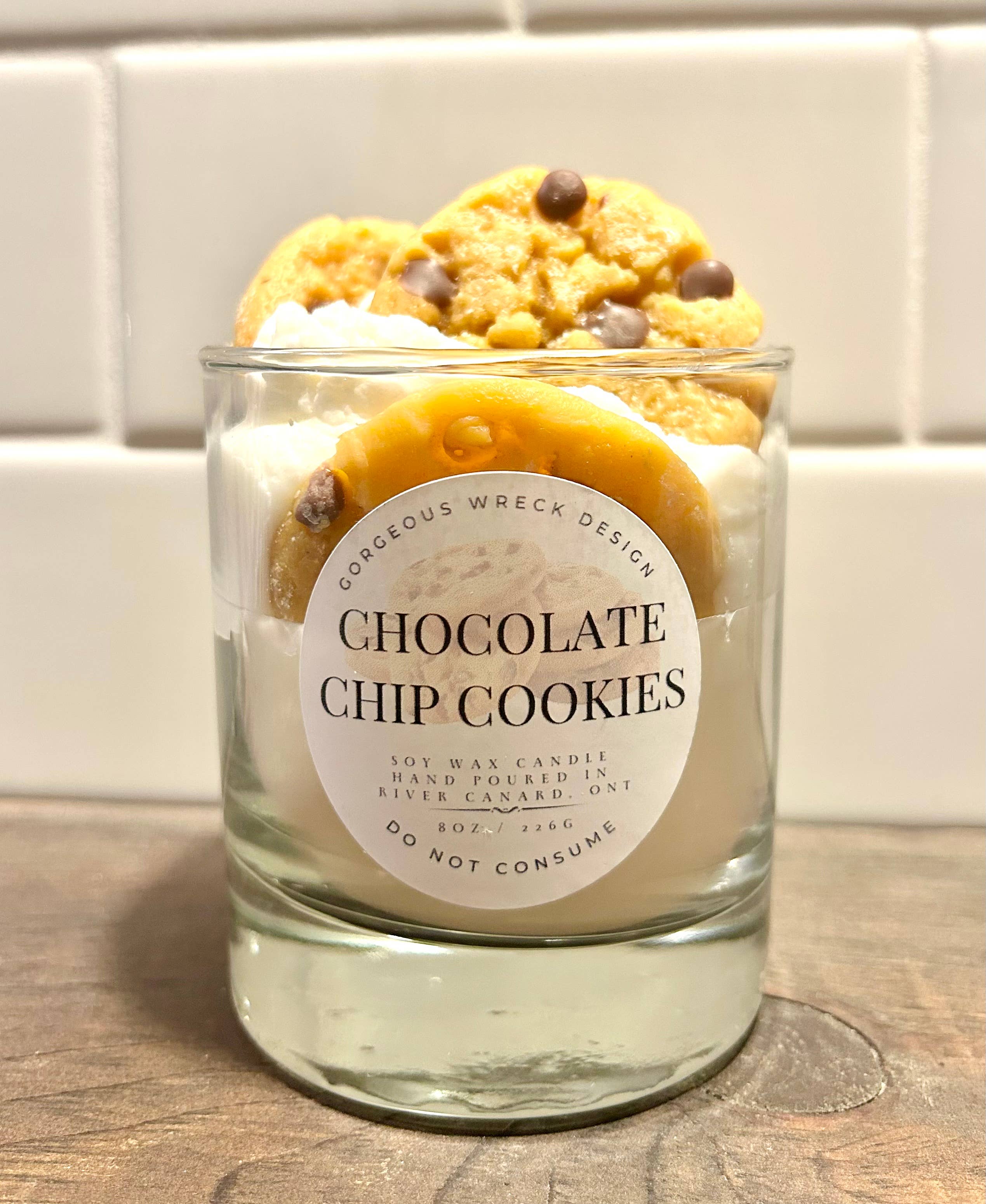 Gorgeous Wreck Design - Vente Bougies originales - Bougie parfumée dessert aux pépites de chocolat7