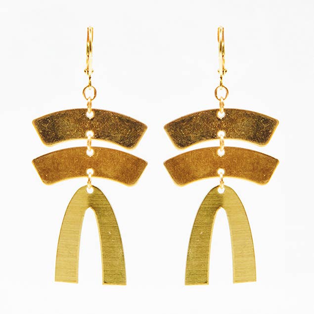 Altiplano - Wholesale Dangle Earrings - Pagoda Arc Earring0