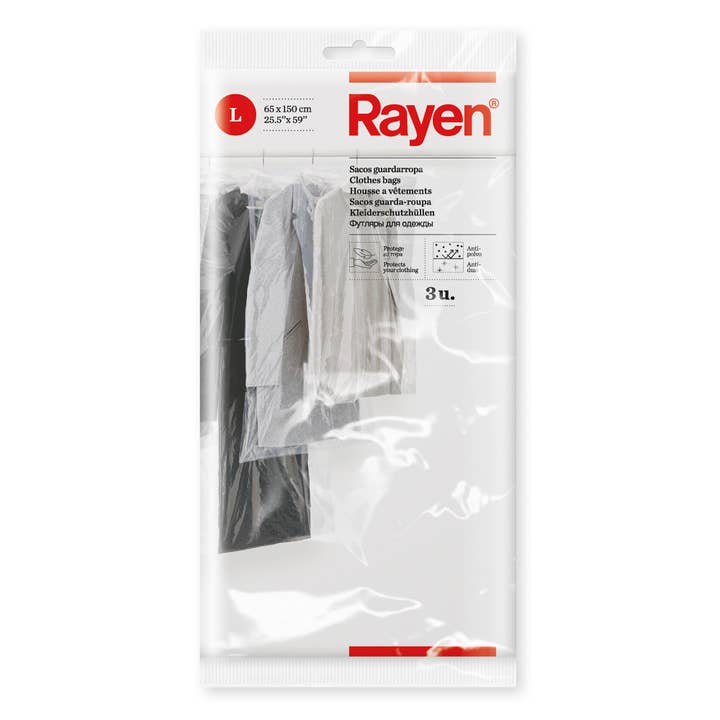 RAYEN - Wholesale Garment Bag - Unisex - New 3 wardrobe bags 65X150 cm3
