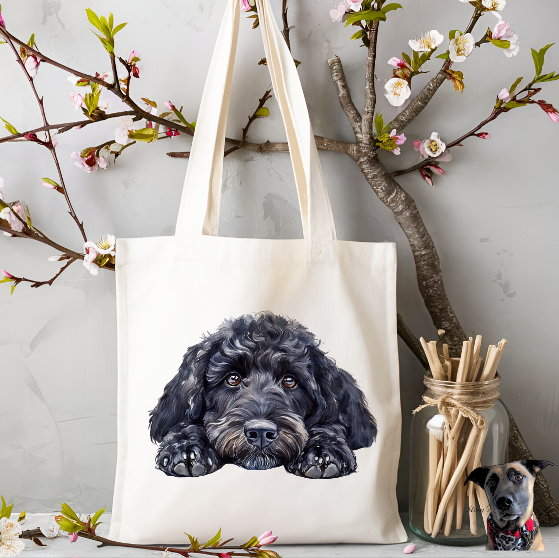 Storms Style – wholesale Tote bag – Unisex – Dog Tote Bag - 308 Designs 12