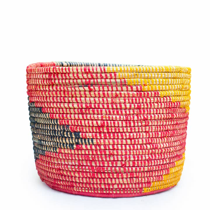 Zebra Handwoven Eco-Friendly Multi-Purpose Basket for wholesale by Mysky pets and decor by idacbc llc